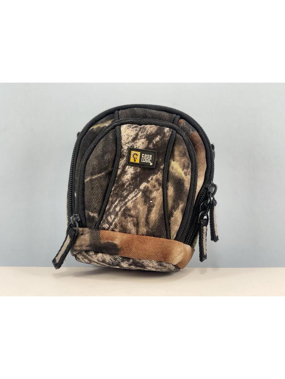 Case Logic Camo Small Carry Case Digital Camera GoPro Belt Loop Purse 3 Pockets